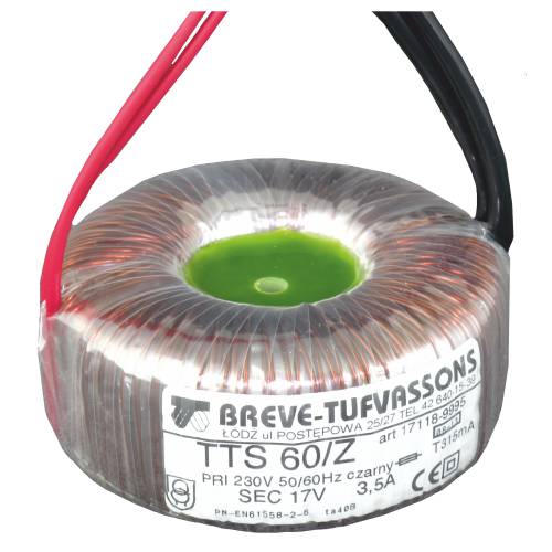 TTS 50/Z 230/ 12V  Breve - manufacturer of transformers