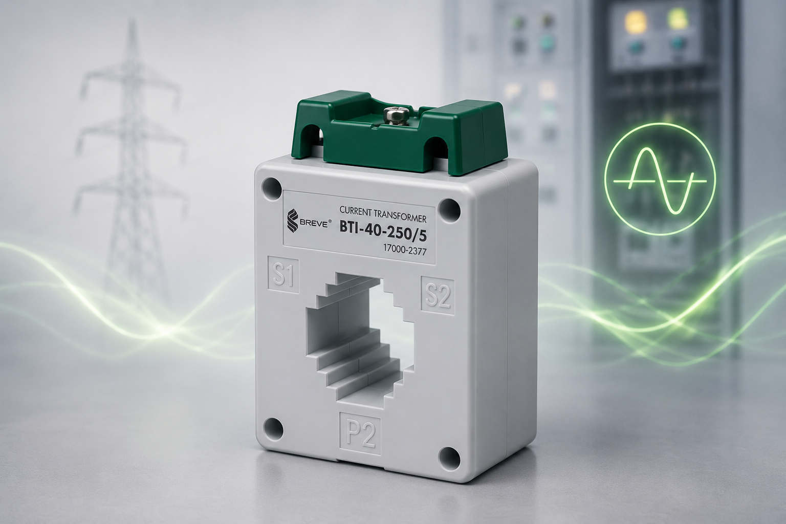 Przekładnik prądowy BREVE BTI-40-250/5 klasy 0,2S