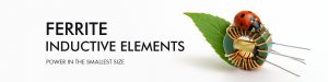 Ferrite inductive elements